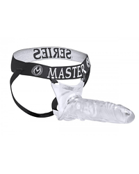 Master Series Grand Mamba XL Cock Sheath: Strap-On (hohl), transparent