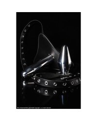 XXdreamSToys: Leder-Strap-On mit Alu-Dildos