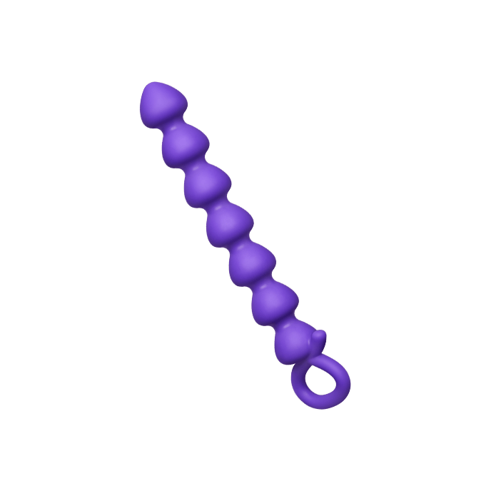 Herzförmige Analkette aus Silikon, 15cm - vergleichen und günstig kaufen