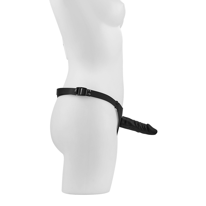 Silikon-Strap-On mit Dildo (12cm), schwarz - vergleichen und günstig kaufen