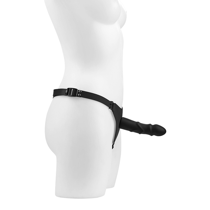 Silikon-Strap-On mit Dildo (14cm), schwarz - vergleichen und günstig kaufen