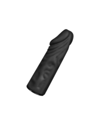 Silikon-Dildo für Strap-On (12cm), schwarz