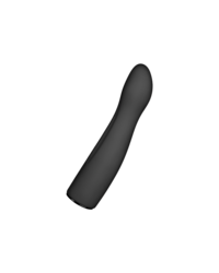 Silikon-Dildo (glatt) für Strap-On (16cm), schwarz