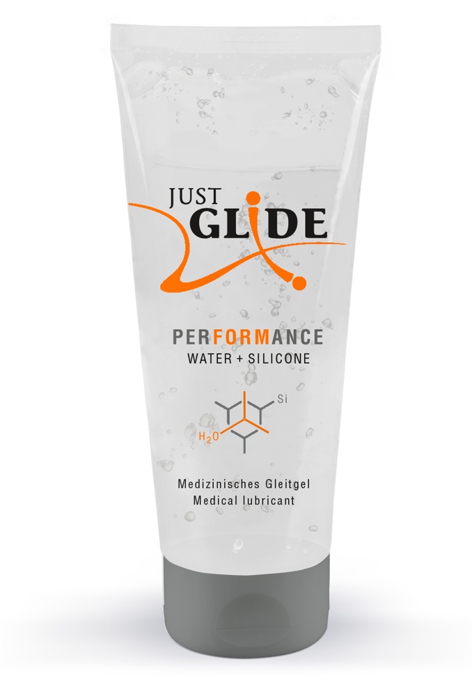 Just Glide Premium Performance auf Wasserbasis mit Silikonanteilen 200 ml  - vergleichen und günstig kaufen