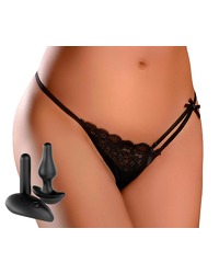 Vibro-String „Remote Bowtie Bikini“ inkl. Analplug, Vibrobullet, kabellose Fernbedienung - vergleichen und günstig kaufen