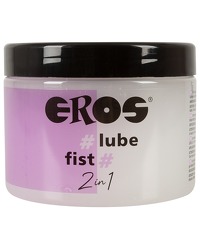 EROSÂ® 2in1 lube & fist Hybridgleitgel auf Wasser- & Silikonbasis 500 ml 