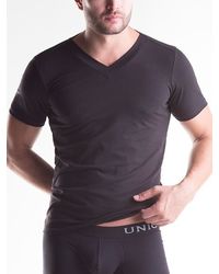 Unico Clasicos: V-Neck-Shirt, schwarz - vergleichen und günstig kaufen