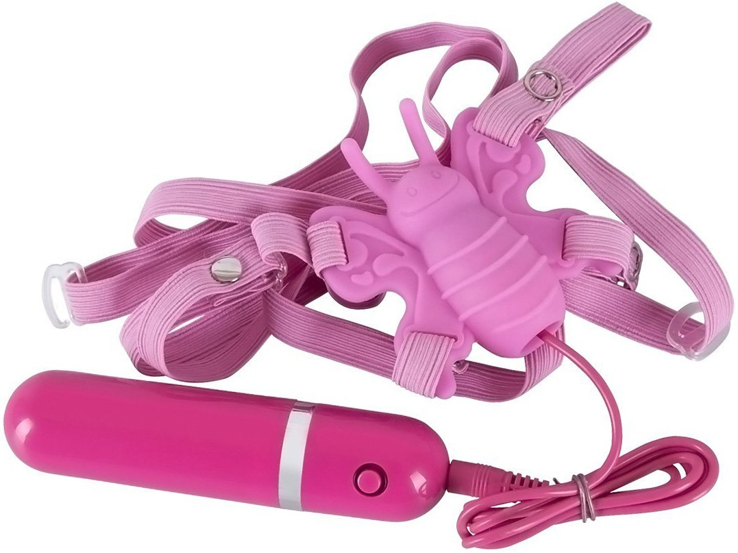 Butterfly-Vibrator „Butterfly Strap On?? zum Umschnallen, 10 Vibrationsmodi - vergleichen und günstig kaufen